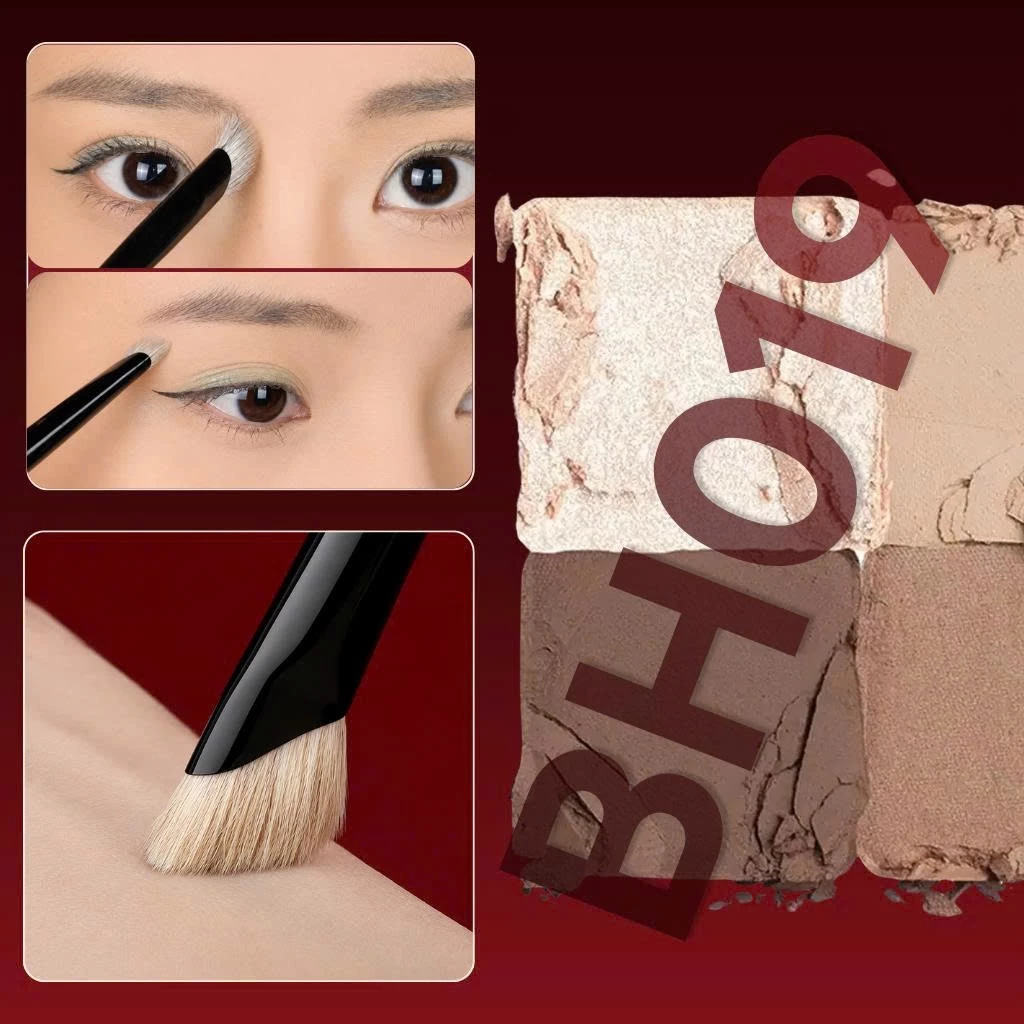 Cọ che khuyết điểm - cọ má hồng kem đầu tam giác BH Cosmetics Triangular Curved Highlighter BH011